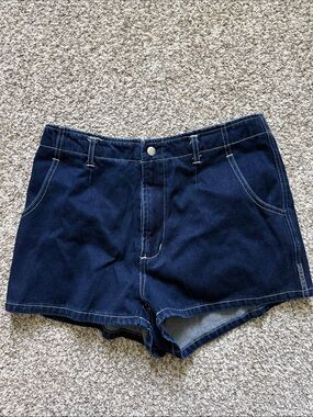 Women’s Dark Blue Denim Shorts